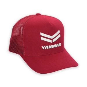 BONÉ YANMAR TRUCKER MOD. 9 VERMELHO
