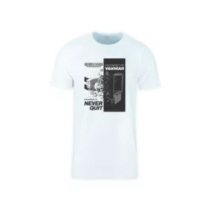 Camiseta Yanmar Powered by Yanmar Branca Masculina