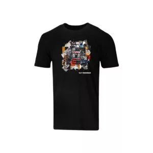 CAMISETA YANMAR TRATOR PRETA UNISSEX