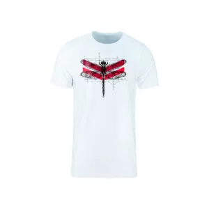 CAMISETA YANMAR LIBÉLULA BRANCA UNISSEX