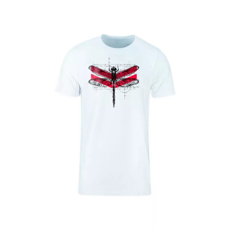 CAMISETA YANMAR LIBÉLULA BRANCA UNISSEX